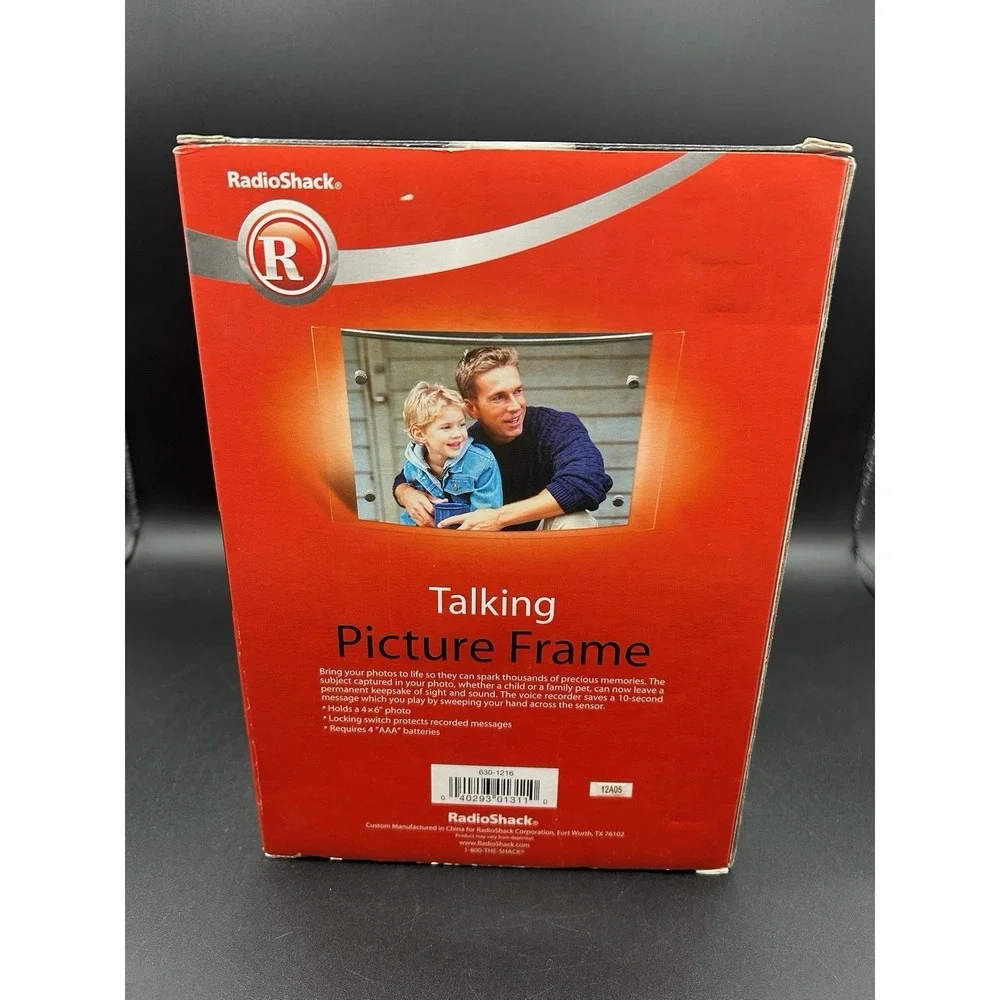 VTG Radio Shack Talking Picture Frame 4x6 Model 63-1216